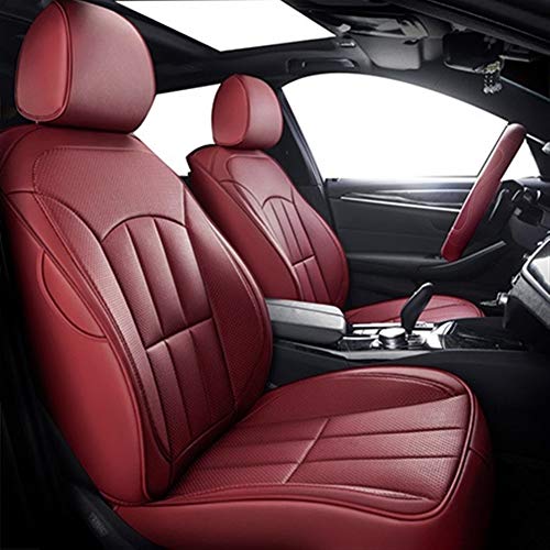 MMI-LX Especial Asiento de Cuero del Coche Cubierta for Chrysler 300C PT Cruiser Grand Voyager Sebring Car Styling Accesorios for automóviles Pegatinas de Coches (Color Name : Wine Red Standard)