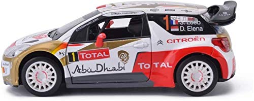 Modelo de automóvil 1:26 Citroen DS3 Rally Racing Simulation Aley Mie-Casting Toy Fasting Toy Sports Collection TINGG