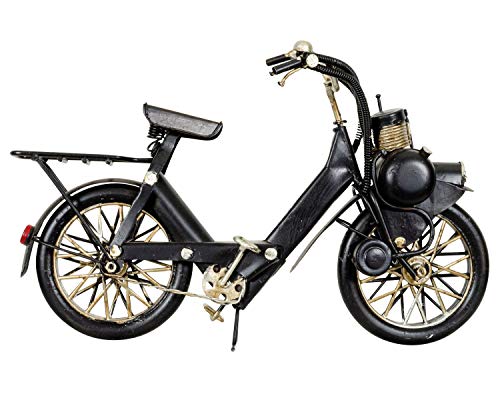 Modelo velomotor Bicicleta ciclomotor Motocicleta Chapa Estilo Antiguo 25cm