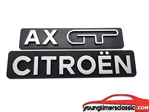 Monogrammes Citroën AX GT lot de 2