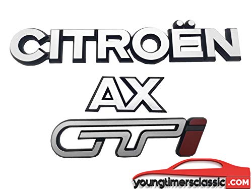 Monogrammes : Citroën + AX + Gti lot de 3