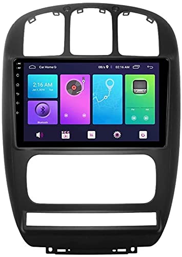 Navegación GPS Android 9.0 para Chrysler Grand Voyager 2006-2012 Sistema de Unidad Principal de navegación por satélite estéreo para automóvil SWC 4G WiFi BT USB Enlace Espejo
