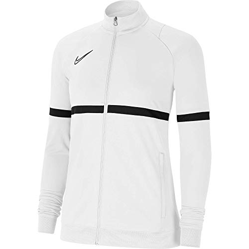 NIKE Chaqueta para mujer Academy 21 Track Jacket, Mujer, CV2677-100, blanco/negro/negro/negro, extra-large