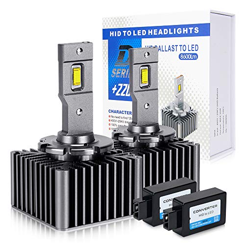 OPPULITE Bombilla D3S LED Faros Delanteros Coche 70W 10000LM 6500K Blanca de Luz Alta y Luz Baja, Enchufar y Usar, Potente Faro LED para Reemplazar el Faro de Xenón HID OEM - M10, 2 Bombillas OPPULITE Bombilla D3S LED Faros Delanteros Coche 70W 10000LM 6500K Blanca de Luz Alta y Luz Baja, Enchufar y Usar, Potente Faro LED para Reemplazar el Faro de Xenón HID OEM - M10, 2 Bombillas