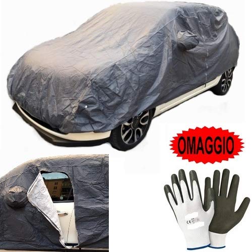 para Citroen C4 Cactus BlueHDi 100 Feel Cubiertas para Coches Impermeables con Forro TAMAÑO L 482X196X120CM Funda para Coches ARAÑAZOS Toalla con Zip Laterales Universal