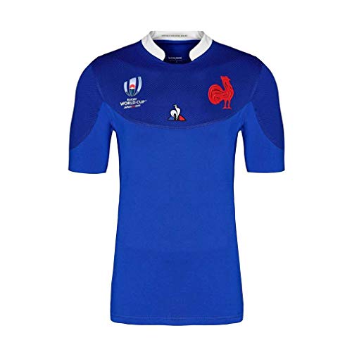 Pavilion Francia Camiseta De Rugby Manga Corta La Copa Mundial De Rugby CháNdales Respirable Camiseta (Size : XL)