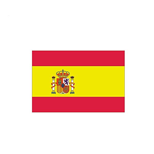 Pegatina Bandera España Vinyl Vinilo Adhesivo Sticker Casco Coche Moto Bici Bike