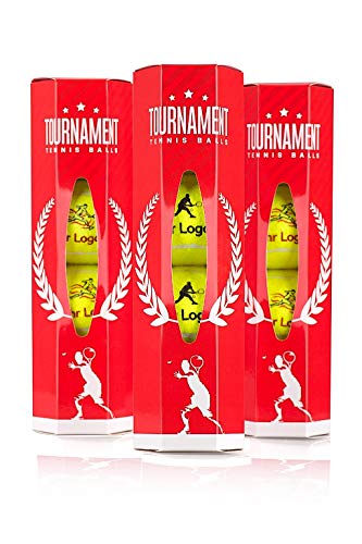 Pelota de competición con logotipo de cliente, pelota de tenis personalizada, 3 latas de 4 pelotas, pelota para clubes de tenis, jugadores aficionados y profesionales Pelota de competición con logotipo de cliente, pelota de tenis personalizada, 3 latas de 4 pelotas, pelota para clubes de tenis, jugadores aficionados y profesionales