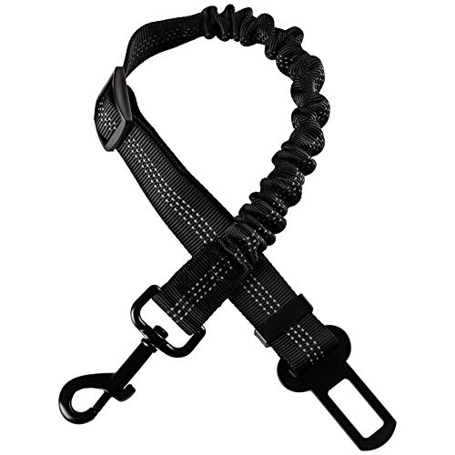 Perro Cinturón de Seguridad Cinturón de Seguridad de Coche para Perros Arnés de Coche para Perros con cinturón de Seguridad Ajustable Perros Correa Alta Seguridad (45-83CM)