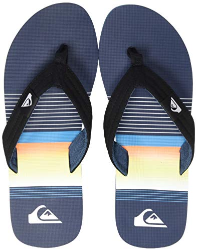 Quiksilver Molokai Layback, Zapatos de Playa y Piscina Hombre, Azul (Black/Blue Xkbk), 47 EU