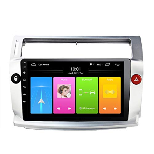 Radio de coche Android 10 para Citroen C4 C-Triomphe C-Quatre 2004-2009, reproductor multimedia Auto Radio, con manos libres Bluetooth, reproducción de vídeo 1080P,Wifi 1g+16g Radio de coche Android 10 para Citroen C4 C-Triomphe C-Quatre 2004-2009, reproductor multimedia Auto Radio, con manos libres Bluetooth, reproducción de vídeo 1080P,Wifi 1g+16g