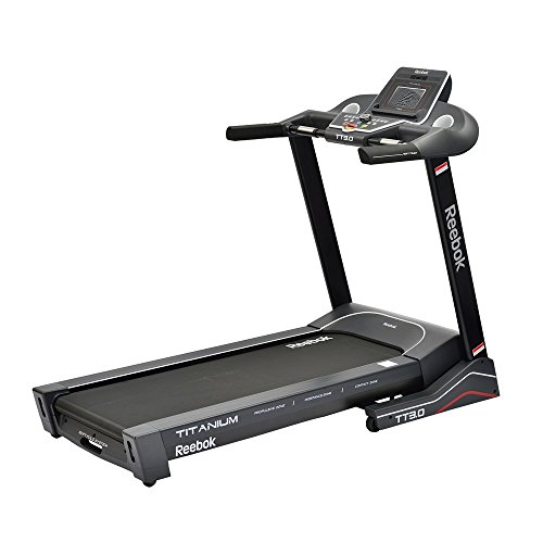 Reebok TT3.0 Treadmill - Cinta de correr con Bluetooth (talla única), color negro