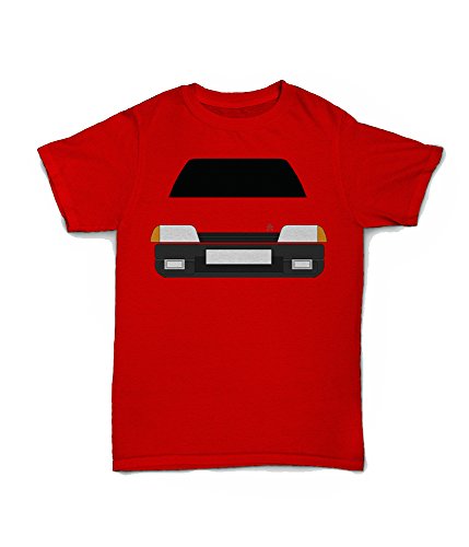Retro Motor Company Citroen AX GT - Camiseta personalizable, color rojo