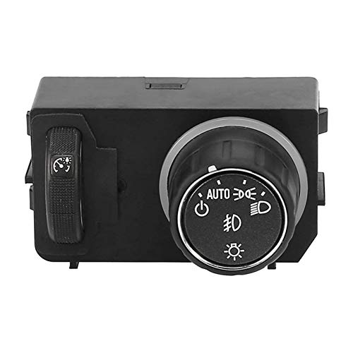 Reunion Interruptor de Faro del Motor Ajuste para Chevrolet Silverado Suburban Tahoe GMC Sierra Yukon (Color : Black)