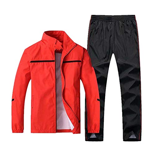 Ropa deportiva para hombre primavera y otoño traje deportivo de dos piezas chaqueta
