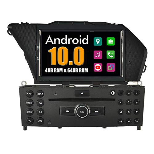 RoverOne Sistema Android Autoradio para Mercedes-Benz GLK X204/300/350 2008 2009 2010 con Multimedia DVD Estéreo GPS Navegación Radio Bluetooth USB Mirror Link