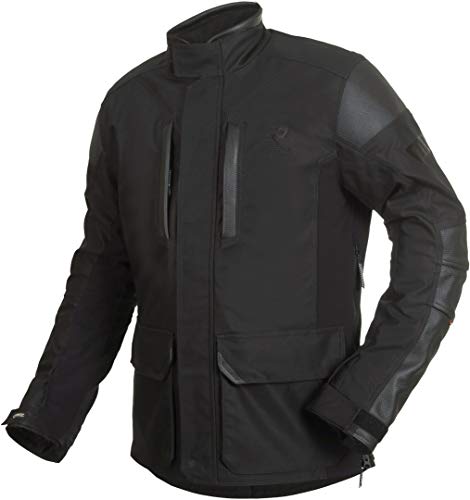 Rukka Melfort Gore-Tex - Chaqueta textil para moto, color negro/plata 54