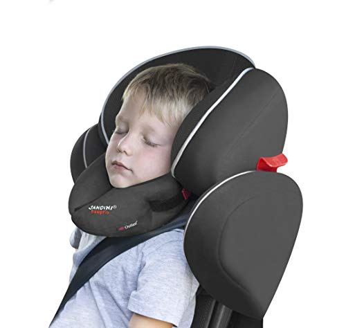 SANDINI SleepFix® Kids Outlast® – Cojín infantil con función de sujeción y compensación de temperatura - Accesorios de asiento infantil - Evita que la cabeza de su hijo caiga mientras duerme