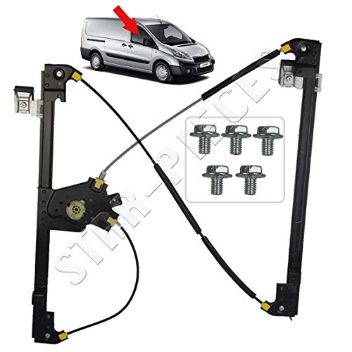 STARKIT PERFORMANCE Elevalunas eléctrico Delantero Derecho copiloto para Citroën Jumpy Peugeot Expert Fiat Scudo de 2007 a 2016