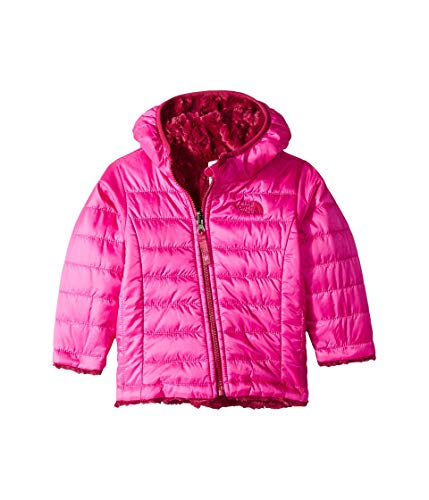 The North Face Infant Reversible Mossbud Hoodie - Azalea Pink & Dramatic Plum - 3M The North Face Infant Reversible Mossbud Hoodie - Azalea Pink & Dramatic Plum - 3M
