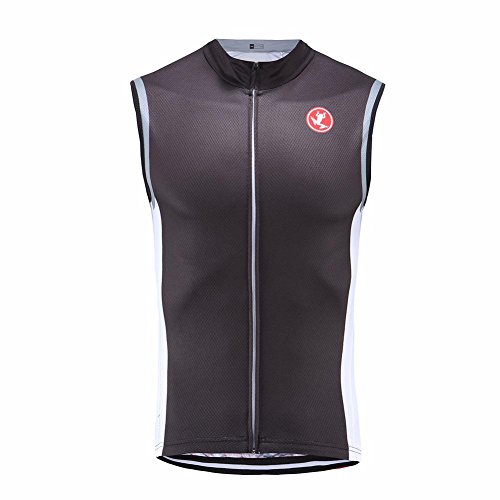 Uglyfrog Bike Wear Ciclismo Maillot Hombres Jersey Sin Mangas Ropa Chalecos Transpirable para Deportes al Aire Libre Ciclo Bicicleta