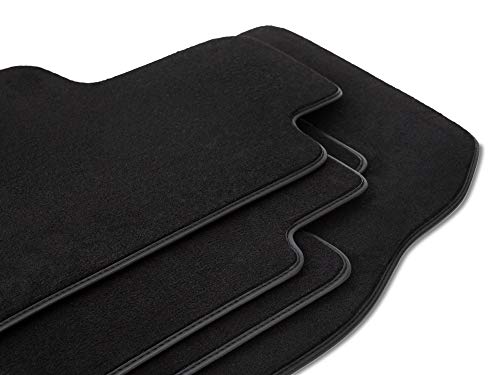 Wielganizator Alfombrillas gruesas de terciopelo negro Durban para Citroen C4 I Coupe, parte trasera (2004-2010) 4 piezas Wielganizator Alfombrillas gruesas de terciopelo negro Durban para Citroen C4 I Coupe, parte trasera (2004-2010) 4 piezas