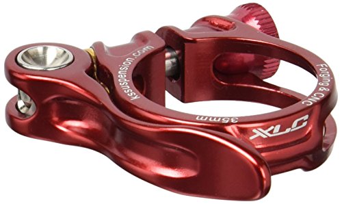 XLC 2502064107 Abrazadera para tija de sillín PC-L04, Unisex, Rojo-Rojo