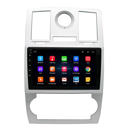 XMZWD Coche Navegación System 9" Android 9.1 Car GPS Navegación Reproductor De para Chrysler 300C | Pantalla LCD Táctil | USB | WLAN | 4.0 Bluetooth,WiFi:1+16G