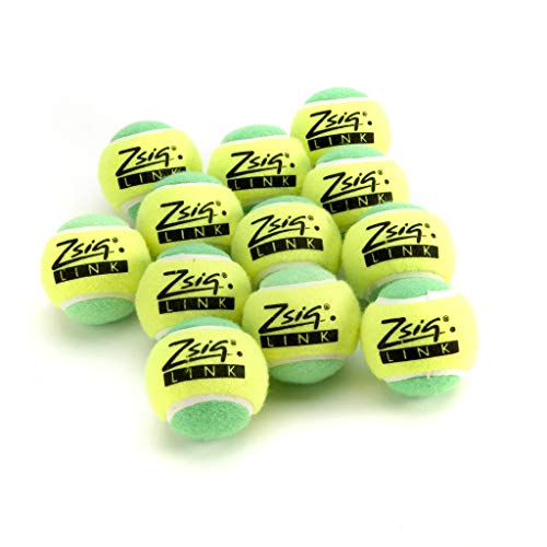 Zsig - Mini Pelotas de Tenis para niños y Adultos, Color Verde