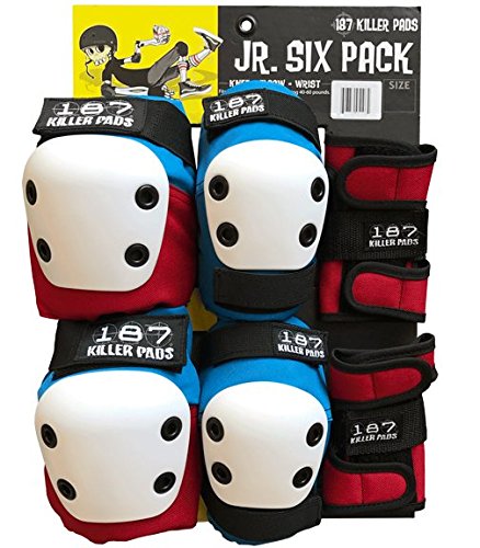 187 Six Pack Junior Red/White/Blue One Size
