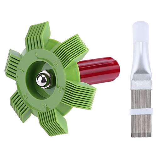 2 Piezas Aire Acondicionado Peine, Peine Aleta Aire Acondicionado, Limpieza Aleta Peine, Herramienta Limpieza Aire Acondicionado Para Radiador, Apto Para Aletas con Diferentes Espacios Por Pulgada 2 Piezas Aire Acondicionado Peine, Peine Aleta Aire Acondicionado, Limpieza Aleta Peine, Herramienta Limpieza Aire Acondicionado Para Radiador, Apto Para Aletas con Diferentes Espacios Por Pulgada