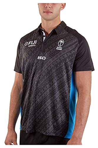 2020 Flying Fijians Men's Rugby Jersey, camiseta gráfica de jersey de algodón de la copa del mundo, camiseta de entrenamiento de camisa de rugby de Fiji, Partidario Fútbol Sport Top, Mejor regalo de c