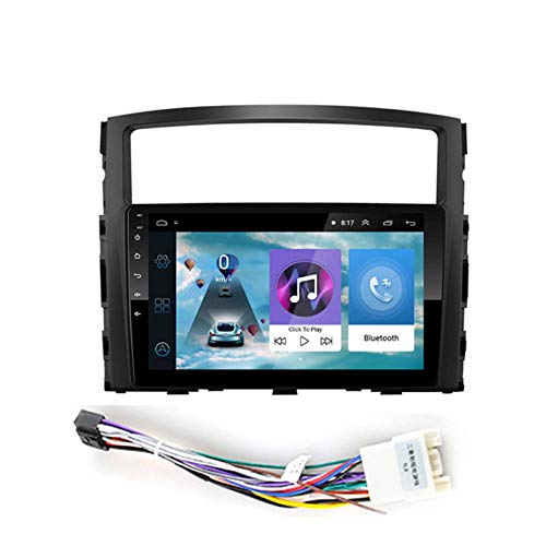 2.5D 2din Android 9.1Go DVD DVD Player Multimedia GPS Para Mitsubishi Pajero V97 2006-2014 Radio De Navegación Radio BT WiFi(Size:Sin canbus,Color:WIFI：4GB+64GB)
