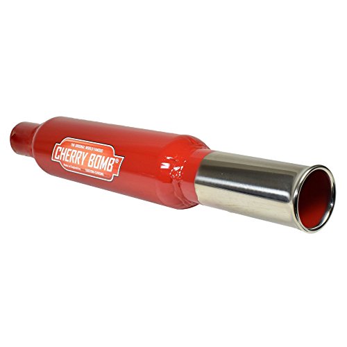 AB Tools Cherry Bomb Bomba de Cola estándar Tubo de Cola Ronda Final Caja Posterior del Tubo de Escape