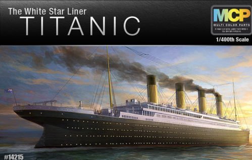 Academy 1/400 The White Star Liner Titanic MCP R.M.S. Plastic Model Kit #14215 by Academy