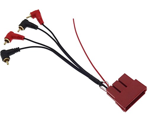 Adaptador de sistema activo Cinch Bose Mini ISO compatible con Audi A2, A3, A4, A6, A8, TT, Seat VAG, Porsche Boxster