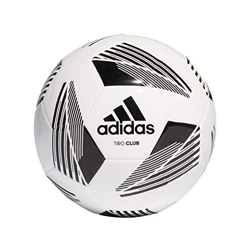 adidas Tiro Club Balón de fútbol, Unisex Adulto, Blanco/Negro, 4