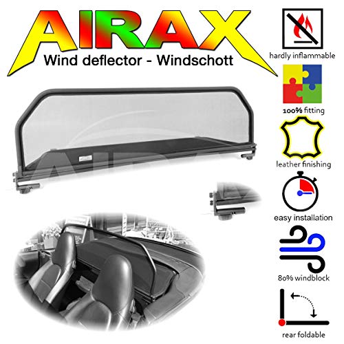 Airax Windschott für Carrera 911 Typ 996 & 997 Windabweiser Windscherm Windstop Wind deflector Déflecteur de vent