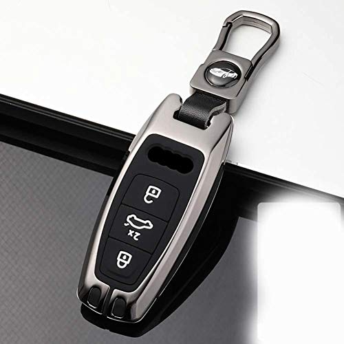 AMLaost Bolso de la llave de la cubierta de la caja de la llave del coche del llavero, para Audi a1 a3 8v a4 b9 a5 a6 c8 q3 q5 q7 tt