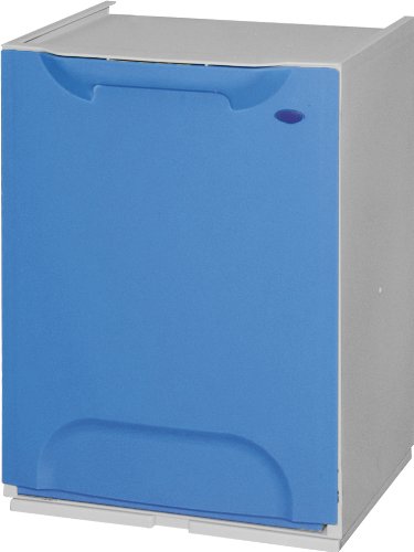 Art Plast Eco-LOGICO Papelera Reciclaje en Polipropileno Color Azul, con depósito en el Interior, plastico, 47x34x29