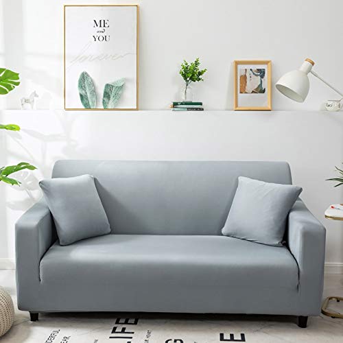 ASCV Funda de sofá de Color sólido para Sala de Estar Blanca como la Nieve Funda de sofá elástica a Prueba de Polvo Funda de sofá Toalla elástica para sofá A8 1 Plaza ASCV Funda de sofá de Color sólido para Sala de Estar Blanca como la Nieve Funda de sofá elástica a Prueba de Polvo Funda de sofá Toalla elástica para sofá A8 1 Plaza