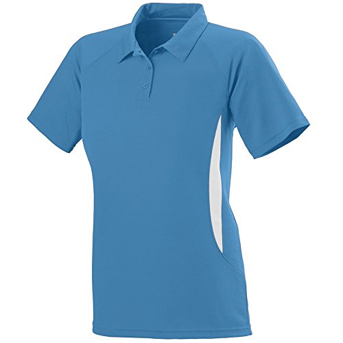 Augusta Sportswear Women'S Mission Sport Shirt Xl Columbia Blue/White