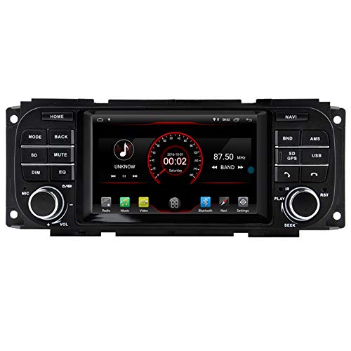 Autosion - Reproductor de DVD para coche Android 10 GPS radio estéreo multimedia WiFi para Jeep Grand Cherokee 1999-2001, Durango (2002-2003)/Grand Cherokee 2002-2004, Jeep Liberty
