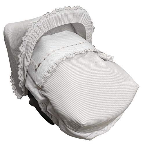 Babyline Saco Grupo 0 Con Capota Y Cubre Arnés Line Gris - Sacos para dormir, unisex Babyline Saco Grupo 0 Con Capota Y Cubre Arnés Line Gris - Sacos para dormir, unisex