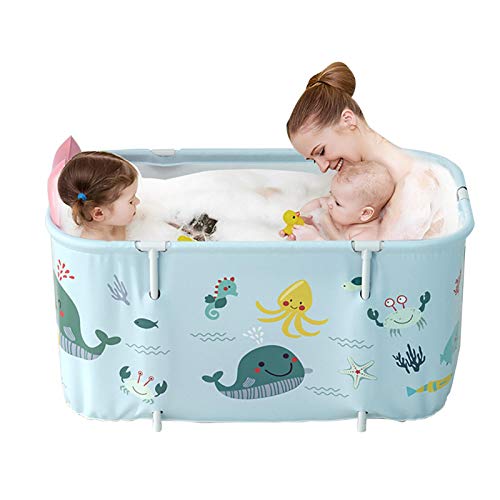 Bañera plegable Bañera de agua Portátil Aislamiento de 360 grados Bañera de  hidromasaje Cubo de baño plegable para de Baño Sauna Baño Bebé adulto Azul  Colco Cubo de bañera plegable