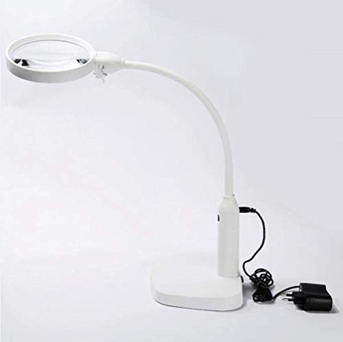 BD.Y Lentes de Aumento, GFRYY Lupa LED HD de Escritorio con Clip Lupa de Uso Doble y múltiples arañazos Lente Resistente al Desgaste con Carga de Manos Libres Lupa/A BD.Y Lentes de Aumento, GFRYY Lupa LED HD de Escritorio con Clip Lupa de Uso Doble y múltiples arañazos Lente Resistente al Desgaste con Carga de Manos Libres Lupa/A