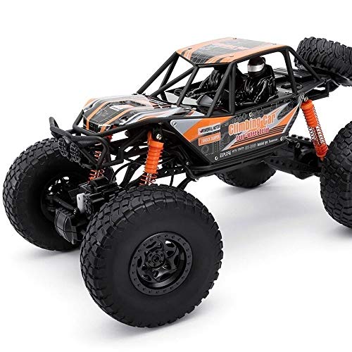 BSQS1 Todo Terreno 4WD recargable al lado del camino con una fuerte capacidad de escalada de 2,4 GHz RC Rock Crawler remoto Camión de control Escala 1:10 alta velocidad de carga inalámbrica Bigfoot el