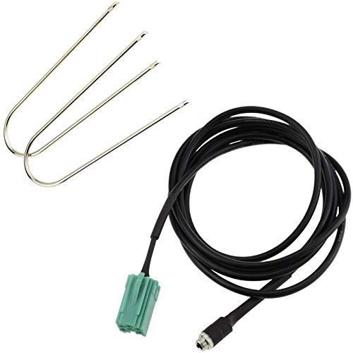 Cable AUX para Coche Renault Clio Espace Kangoo Koleos Laguna Megane Modus Scenic Twingo Autoradio 2005-2012 Update List Conector Mini ISO Jack Hembra 3.5mm + Kit de Extracción Cable AUX para Coche Renault Clio Espace Kangoo Koleos Laguna Megane Modus Scenic Twingo Autoradio 2005-2012 Update List Conector Mini ISO Jack Hembra 3.5mm + Kit de Extracción