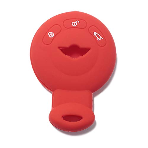 Carcasa de silicona para mando a distancia de 3 botones (ver compatibilidad en las fotos) One Cooper D S SD Countryman Cabrio John Clubman con bandera inglesa (rojo) Carcasa de silicona para mando a distancia de 3 botones (ver compatibilidad en las fotos) One Cooper D S SD Countryman Cabrio John Clubman con bandera inglesa (rojo)