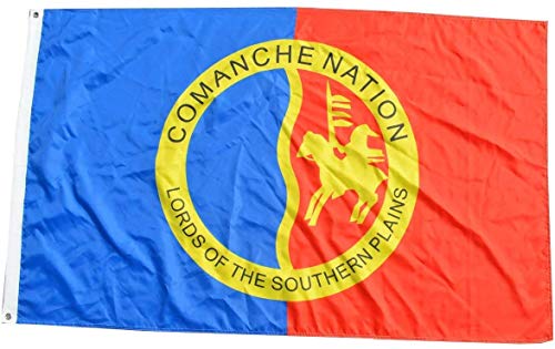 CHENYYY - Bandera grande de la nación de Comanche (3 x 5 pies)